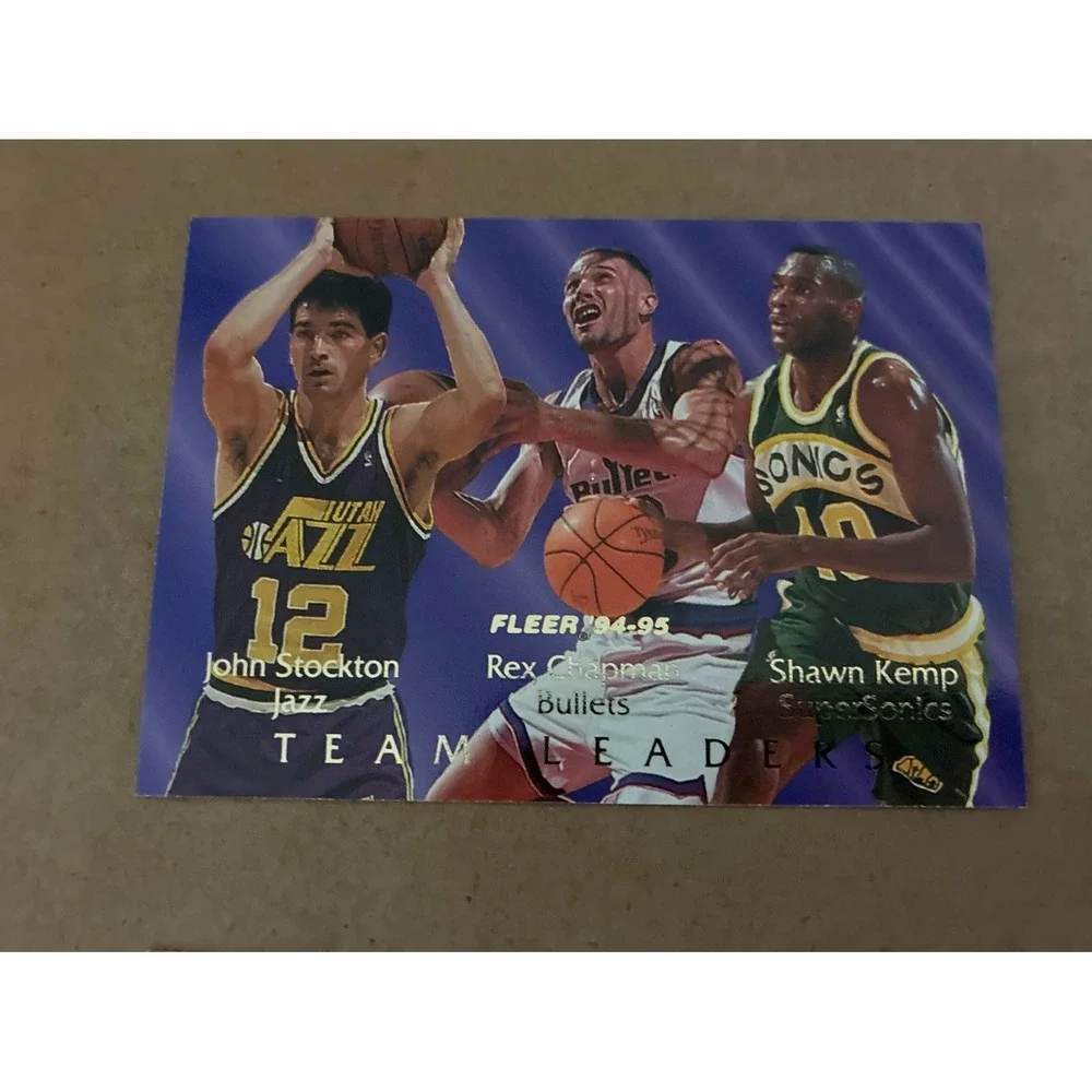 94-95 Fleer Team Leaders Series  Complete Set Of 9 / ONeal, Pippen, Miller‎